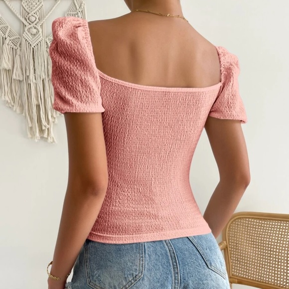 Boho Puff Sleeve Top - Picture 5 of 10